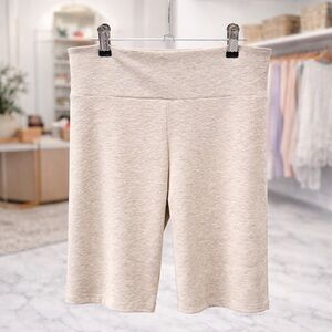 White Birch XL Heathered Stretchy Lounge Shorts Brown Gray Soft NWOT